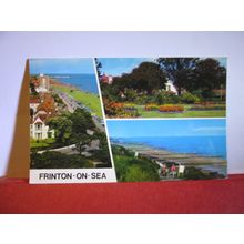 multiview, FRINTON-ON-SEA, ESSEX , used postcard Colourmaster 1973 pm =