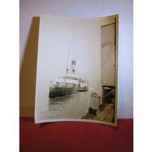 1930s PADDLE STEAMER SHIP X small photograph #