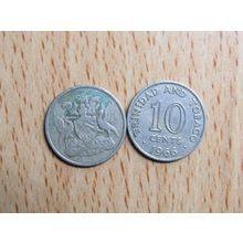 Trinidad & Tobago 1966 10 Cents Coin
