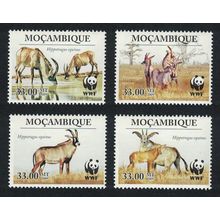 Mozambique WWF Roan Antelope 4v 2010 MNH MI#3658-3661 Sc#1930