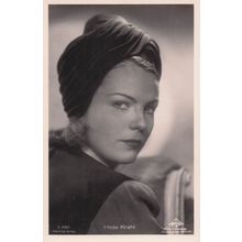 Hilde Krahl Austrian Film Actress Old Real Photo Postcard