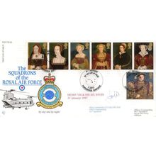 Squadrons Of The Royal Air Force Henry VIII Six Wives Flown Hand Signed FDC
