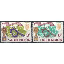 Football World Cup, England - Ascension 1966 - MNH - SG 95/6