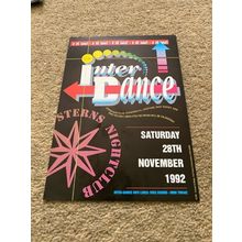 Interdance Sterns 28 November 1992 Rave flyer Flyers