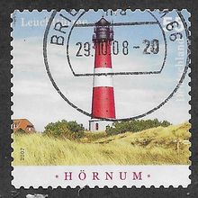 GER 2007 €0.55 (S/A) 'LIGHTHOUSES -HORNUM' FINE USED (EBID53-696)