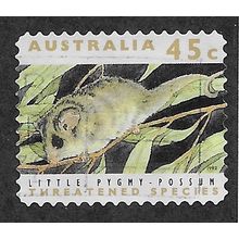 AUS 1992 45c (S/A) 'LITTLE PYGMY POSSUM'(PHOS )(LITHO) FINE USED (EBID60-041)