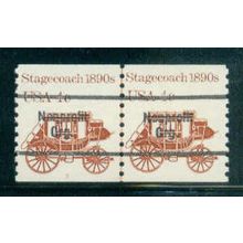 1898Ab 4c Stagecoach Fine MNH Dry Gum CNP Left 5 W0507