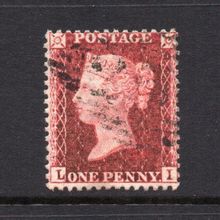 Victoria- 1856-58 - 1d Rose-Red (sg40) Perf 14, Large Crown Wmk, Used #3