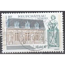 France 2002 Michel 3662 O Cote (2008) 1.00 € Neufchâteau Pavillon des Goncourt