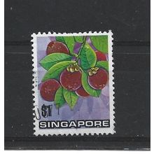 Singapore.SG221 $1 Mangosteen.Fine Used.Jun25