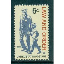1343 6c Law and Order Fine MNH MA0401
