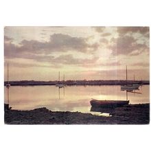 LYMINGTON RIVER, Hampshire. used postcard c.1973 J.Arthur Dixon Hants 2672 =