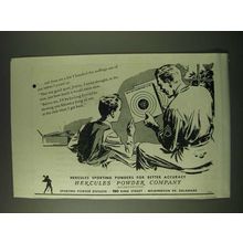 1945 Hercules Powder Company Ad - for Better Accuracy