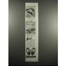 1947 Weed American V Bar Chains Ad - Ice Don't Trust