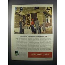1949 Armstrong's Temlok Sheathing Ad - Mother And I