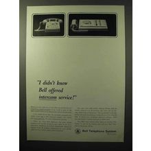 1964 Bell Call Director Phone Ad - Intercom Service!
