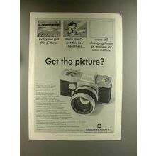 1967 Beseler Topcon D-1 Camera Ad - Get the Picture?