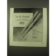 1972 Cross Pens Ad - For the Graduate