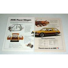 1976 AMC Pacer Wagon Car Ad - NICE!