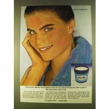 1980 Noxzema Skin Cream Ad - Mariel Hemingway