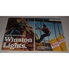 1981 Winston Lights Cigarettes Ad - Nobody Better