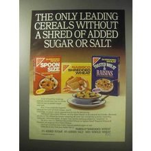 1985 Nabisco Shredded Wheat Cereal Ad - Spoon Size