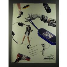 1986 Quasar Fashion Mini FM/AM Cassette Player Ad