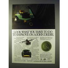 1987 John Deere SX75 Riding Mower Ad - Look