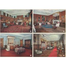 Holker Hall Lancashire 4x Interior Photo Vintage Postcard s