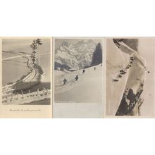 Adelboden Winter Sports Snow 3x Switzerland Old Postcard s
