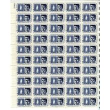 John F. Kennedy Sheet of 50 5¢ Postage Stamps Scott 1246