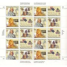National Postal Museum Sheet of Twenty 29 Cent Postage Stamps Scott 2279-82