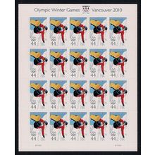 Vancouver 2010 Olympic Winter Games Sheet of Twenty 44 Cent Stamps Scott 4436