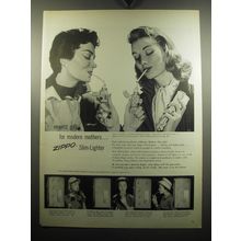 1957 Zippo Cigarette Lighters Ad - Newest gift for Modern mothers
