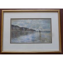 ART PRINT Claude MONET Low Tide at Pourville 1882 France impressionist painting