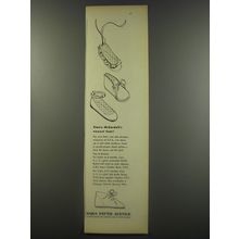 1956 Saks Fifth Avenue Shoes Ad - Claire McCardell's Newest Feat!
