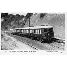 The Brighton Belle Train When New in 1932 Railway RPC Postcard
