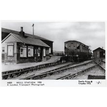 Train at Brill Railway Station in 1935 London Transport RPC Postcard