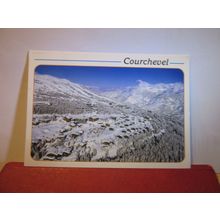 STATION DES 3 VALLEES, COURCHEVEL, SAVOIE, FRANCE used postcard 2009 pm =