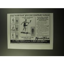 1992 NordicTrack Exercise Machine Ad - gives you a total-body workout