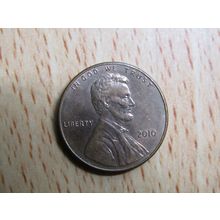 2010 USA 1 Cent Lincoln Memorial Coin