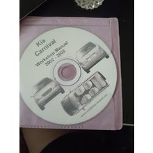 Kia Carnival 2002 - 2005 workshop manual disc