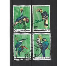 Singapore.Birds set of 4.Fine Used.Jun25
