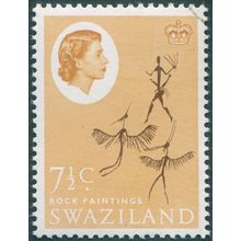 Swaziland 1962 7½c deep brown & buff SG97 CTO