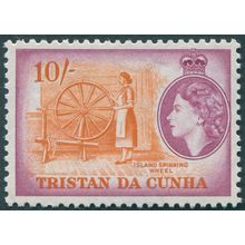 Tristan da Cunha 1954 10s brown-orange & purple SG27 unused