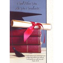 God Bless You As You Graduate - Graduation Greeting Card - 24822