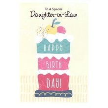 To A Special Daughter-in-Law Happy Birthday - Birthday Greeting Card - 00897