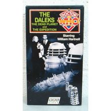 DOCTOR WHO ' VHS ' THE DALEKS DEAD PLANET & THE EXPEDITION : William Hartnell