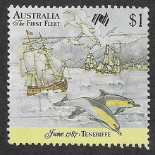 AUS 1987 $1.00 'TENERIFFE' FINE USED (EBID66-557)