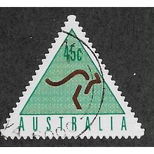AUS 1994 45c (S/A) 'GOLD, EMERALD, DULL BLUE GREEN' FINE USED (EBID67-039)